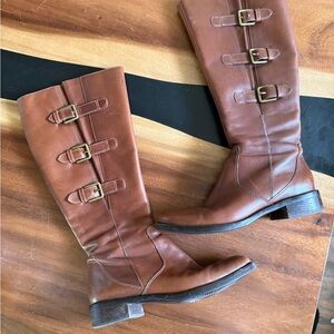 Ecco Hobart Buckle Knee High Boots